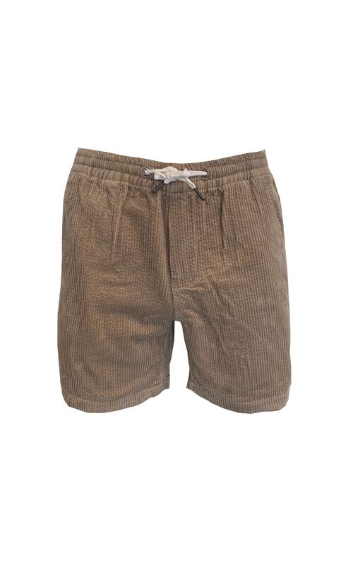 Cordy Shorts Khaki L 